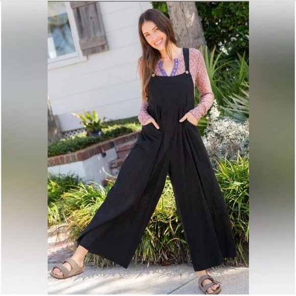 Natural Life Carrington Cotton Wide Leg Jumpsuit - Picture 5 of 16